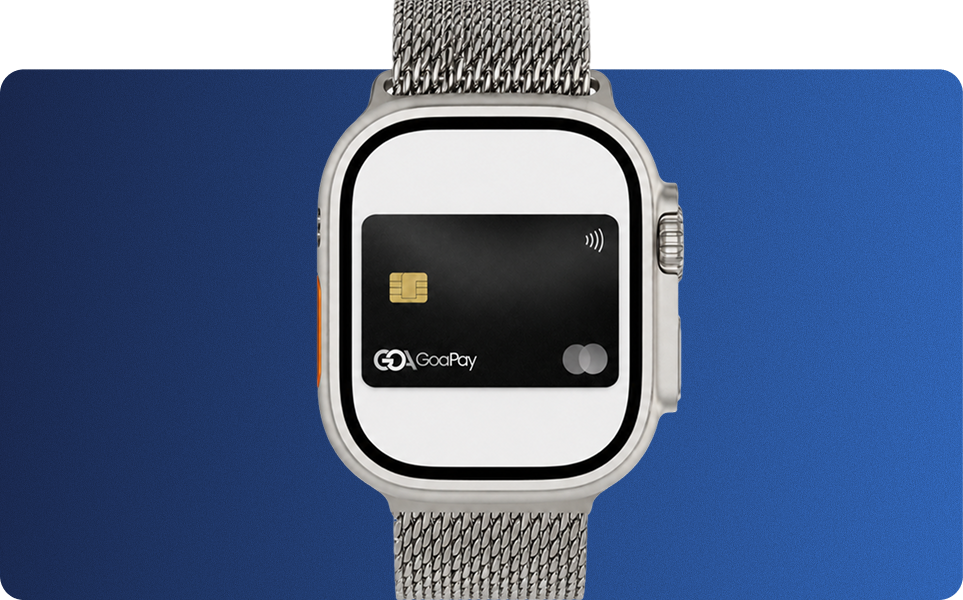 Smartwatch com cartão digital GoaPay